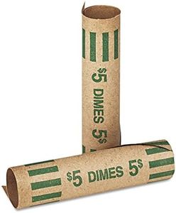 MMF2160600C02 - MMF Preformed Tubular Coin Wrappers
