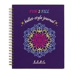 Fun 2 Fill Bullet-Style Journal: Beautiful Spiral-Bound, perfect to inspire and motivate creative pre-teens, teens and adults. Artistic and colorful monthly themes promote a positive mindset, stress relief, well-being and success.