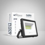 INVENTAA 20 Watt Ultra Led Flood Light with IP-66 Waterproof (Warm White/3500K) Heavy Aluminium Body Focus Light Outdoor Waterproof for Yard,Showroom,Shop, Factory,Garden, Playground & Home