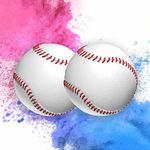 Gender Reveal Baseball Set, BOTH PINK and BLUE Kit For Complete Surprise The ONLY Spill Proof Gender Reveal Ball!