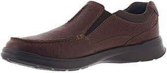 Clarks Men's Cotrell Free Slippers, Brown Tobacco Leather, 10 US