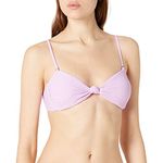 Billabong Women's Bandeau Bikini Top, Lit Up Lilac Tanlines, Small