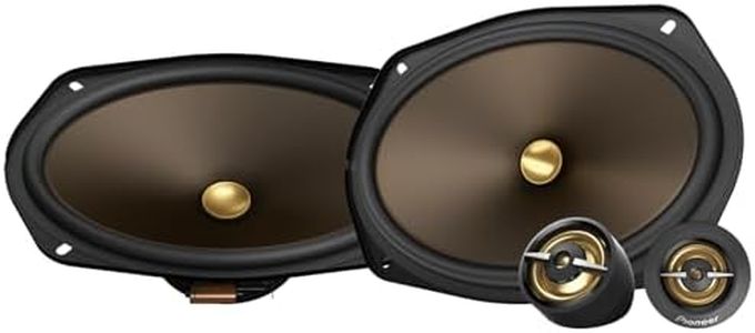 PIONEER A-Series MAX TS-A693CH 6” x 9” 2-Way Speakers (Pair) – 460W Max, Balanced Sound + Smooth Treble, Enhanced Bass, Ideal Factory Upgrade, Installation Adaptors Included