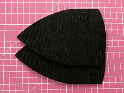 2 almohadillas de gancho y bucle para lijadoras de detalles, autoadhesivas, sin respaldo de espuma