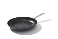 OXO Good Grips Pro 12" Frying Pan Skillet, 3-Layered German Engineered Nonstick Coating, Dishwasher Safe, Oven Safe, Stainless Steel Handle, Black