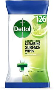 Dettol Wipes Antibacterial Lime & Mint 126 Wipes