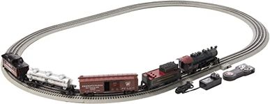 Lionel 685416 Pennsylvania Flyer Electric O Gauge Bluetooth 5.0 Train Set with Remote LionChief, Freight, Multicolor