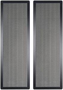 360mm x 120mm PC Case Dust Mesh Filter [2 Pack], Magnetic Frame Computer Fan Dust Mesh PC Cooler Filter Dustproof PVC Cover Grills - Black