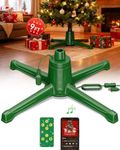 HOPOCO Musical Rotating Christmas Tree Stand with Remote & Memory Function