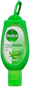 Dettol Instant Hand Sanitiser Refresh Green Clip 50mL