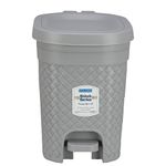 Kolorr Stitch Pedal Waste Bin Modern Design Trash Can Plastic Dustbin - 7L (Daiso Grey)