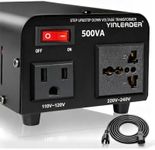Yinleader 500W Voltage Transformer 