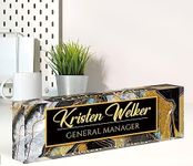 Desk Name Plate Personalized, Custo