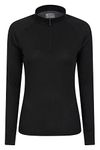 Mountain Warehouse Thermal Womens Base Layer Top Black Womens Size 20 US