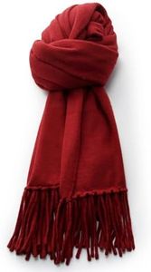 GOELIA 100% Wool Scarf for Women Soft Warm Winter Fringe Scarves Wraps Lightweight Spring Scarves Soft and Warm Light Weight Travel Wrap for Christmas Gifts