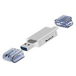 Cablecc USB-C Type C/USB 2.0 to NM Nano Memory Card & TF Micro SD Card Reader for Huawei Cell Phone & Laptop