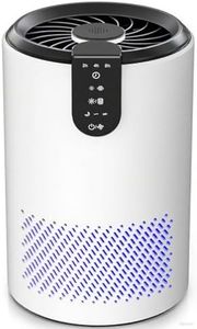 HEPA Air Purifier for Home & Bedroom up to 50㎡ - 3-in-1 Filter for Dust, Pet Dander, Smoke, Odors - Quiet Sleep Mode, Timer, Night Light - Portable Air Cleaner for Office, Nursery, Allergies
