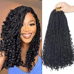 Goddess Bohemian Box Braids Crochet