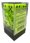 Chessex 27630 Dice, green, 16 mm