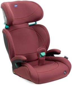 Chicco Quizy Lite i-Size, Children's Car Seat 3-12 Years (100-150 cm), Approx. 15-36 kg, Group 2-3, Reclining Position, Height Adjustable, Armrests with Padded Cushion, Comfortable, Red