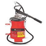 FREEMANS BP10 Bucket Grease Dispenser With Variable Stroke Handle || 10 Kg Capacity || High Pressure Pump 5000PSI Use For Automotive, Industrial Equipment, Heavy Machinery Greasing