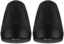 Dayton Audio WP4BT 4" IP66 Indoor/Outdoor Pendant Speaker Pair 70V/100V with 8 Ohm Bypass Black