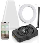 ZORIDA Cell Phone Booster for Home and Office Boosts 4G LTE 5G for All U.S. Carriers-Verizon, AT&T, T-Mobile & More Up to 2000 sq ft, High Gain Antennas, Easy Installation App Support FCC Approved