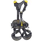 Petzl 847523 AVAO BOD FAST Full Body Harness, 1 = Hip Belt 70-110cm,Black / Yellow