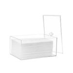 zoocatia Farmhouse Laundry Dryer Sheet Holder Clear Detergent Pods Container Dryer Balls Dispenser with Lid, Organization and Storage Box for Laundry Room, Bedroom, Desk