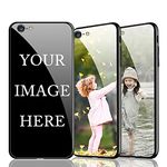 AnNengJing Personalized Photo Phone case for iPhone 6/6S Custom HD Glass Cover for iPhone 6/6S - Design Your Own iPhone Case with Image Text and Logo