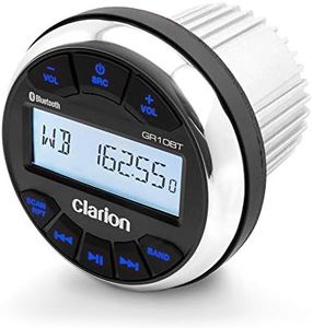 Clarion GR10BT Marine USB/MP3/WMA Gauge Mount Receiver with Bluetooth