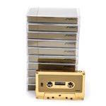 FYDELITY Blank Cassette Mixed Tape C-60 Audio 60-Min 10 Pack: Gold Chrome