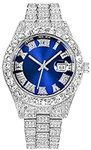 LGXIGE Mens Ice Out Watches Big Roc