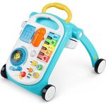 Baby Einstein, Musical Mix ‘N Roll 4-in-1 Activity Walker and Table, Educational Push Along Toy, 4 Languages, 100+ Melodies and Phrases, Ages 6 Months +