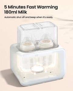 Grownsy 9-in-1 Bottle Warmer – Cream White Baby Bottle Heater