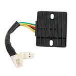 GOOFIT 6 Pin DC Voltage Regulator Rectifier Replacement For 50cc 70cc 90cc 125cc 150cc 200cc 250cc Scooter