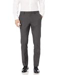 Amazon Essentials Men's Standard Slim-Fit Wrinkle-Resistant Stretch Dress Pant, Charcoal, 31W x 29L