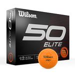 Wilson Fifty Elite Golf Balls - 12 Pack, Orange