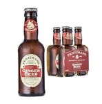 Fentimans Ginger Beer - Botanically Brewed Soft Drink - Exquisitely Crafted and Refreshing Soft Drinks - Gluten-Free and Vegan Friendly Soft Drinks - 4 x 200 ml Bottles