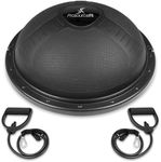 ProsourceFit Balance Trainer Stability Exercise Half Ball with Resistance Bands and Pump for Yoga Aerobics Home Gym Workout
