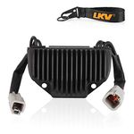 LKV 74631-06 Voltage Regulator Motorcycle Alternator Rectifier Replacement for Harley Davidson Dyna Low Rider Street Bob Super Glide Custom Wide Glide 2006-2007