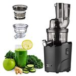 Kuvings Newly Launched REVO Series Professional Cold Press Whole Slow Juicer, World's First Juicer with Patented Automatic-Cutting Auger to reduce juicing time (REVO830 Matt Black + Smoothie & Sorbet)