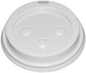 Fiesta Recyclable Disposable Coffee-Cup Lids | White | Pack of 1000 | Fits Fiesta 455ml / 16 ounce Hot Cups | CE257