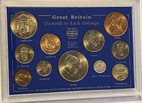 historicgiftsets Farewell To The £sd System Pre-Decimal £.s.d (11 coins) Crown Coin Present Display Gift Set