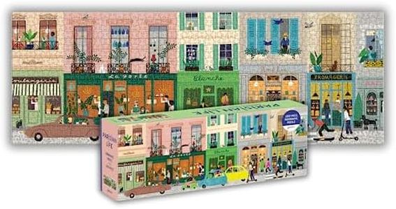 Parisian Life 1000 Piece Panoramic Puzzle