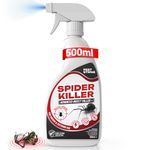Spider Repellent Spray - 500ml Spider Killer Spray for Indoor and Outdoor Use - Lasting Protection & Stain Free (1 Pack)