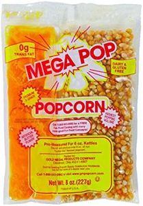 Gold Medal 2611432 Gold Medal Mega Pop Popcorn Butter 8 Oz. 36/Carton (2836)