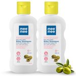 Mee Mee Gentle Baby Shampoo 200ml | For Daily Moisturizing Enriched with Olive Extracts | Tear-Free Formula (Pack of 2)