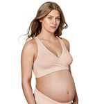 Medela Keep Cool Sleep Bra | Seamless Maternity and Nursing Sleep Bra with Full Back Breathing Zone and Soft Touch fabric