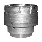 M&G DURAVENT INC Pellet Stove Vent Pipe Adapter, 3 to 4-In.